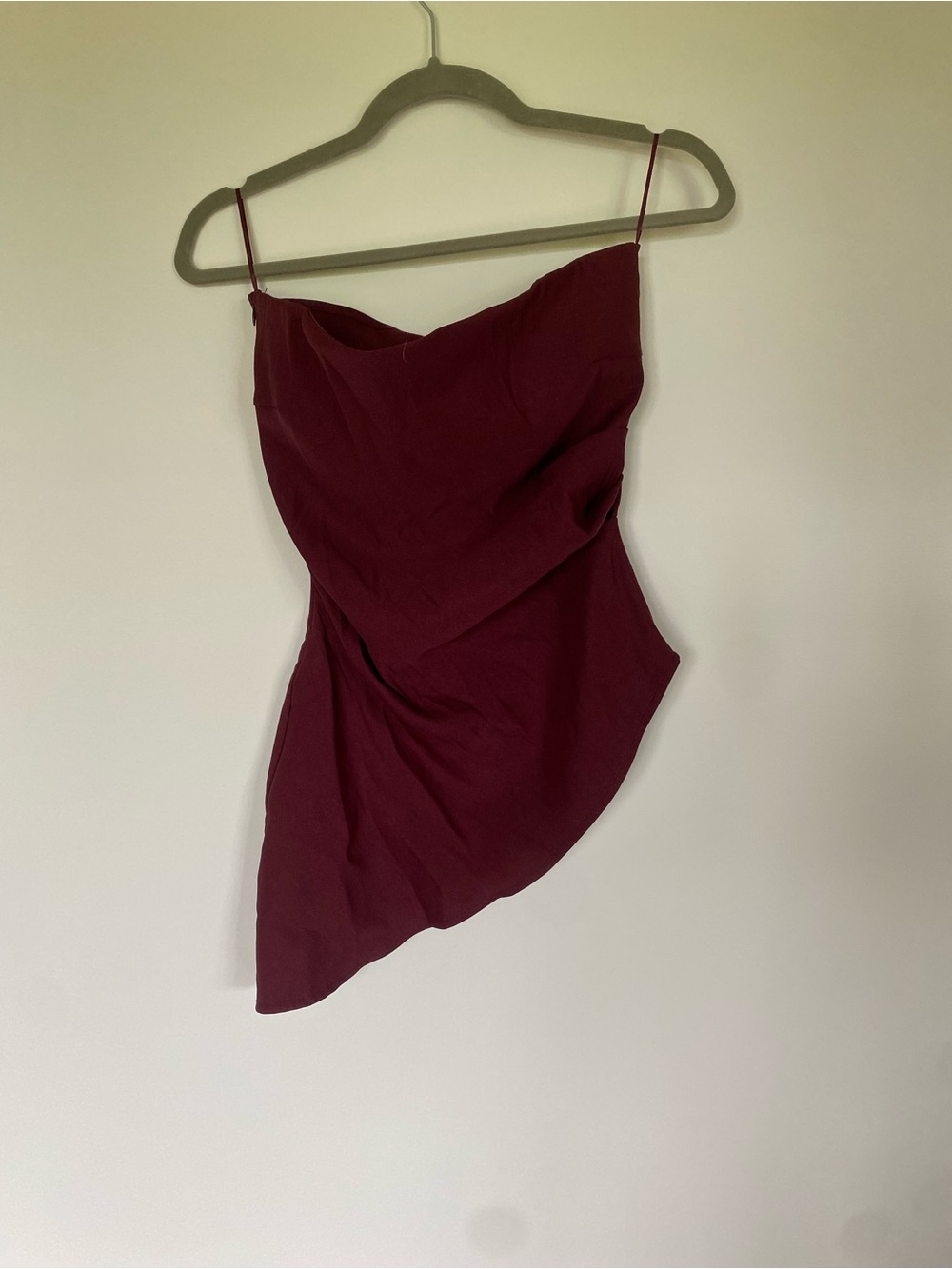 Zara Asymmetrical Tube Top
